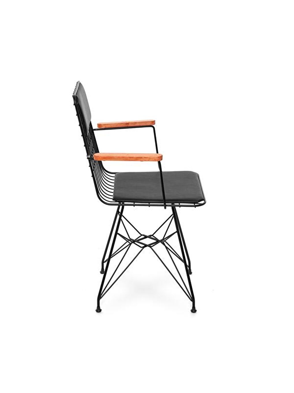 Kollu Sandalye - Siyah-1