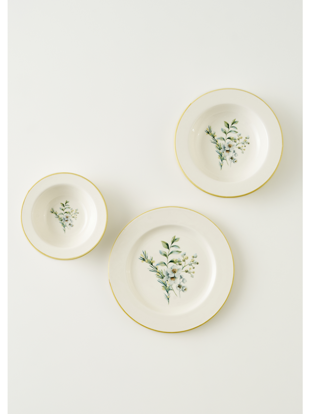 Karışık Garden Stoneware 36 Parça 12 Kişilik Yemek Takımı-6