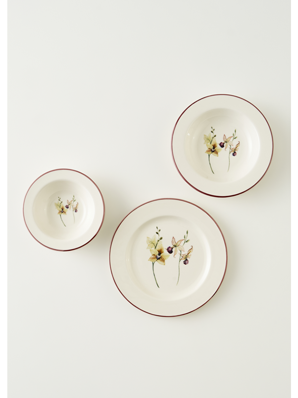 Karışık Garden Stoneware 36 Parça 12 Kişilik Yemek Takımı-7