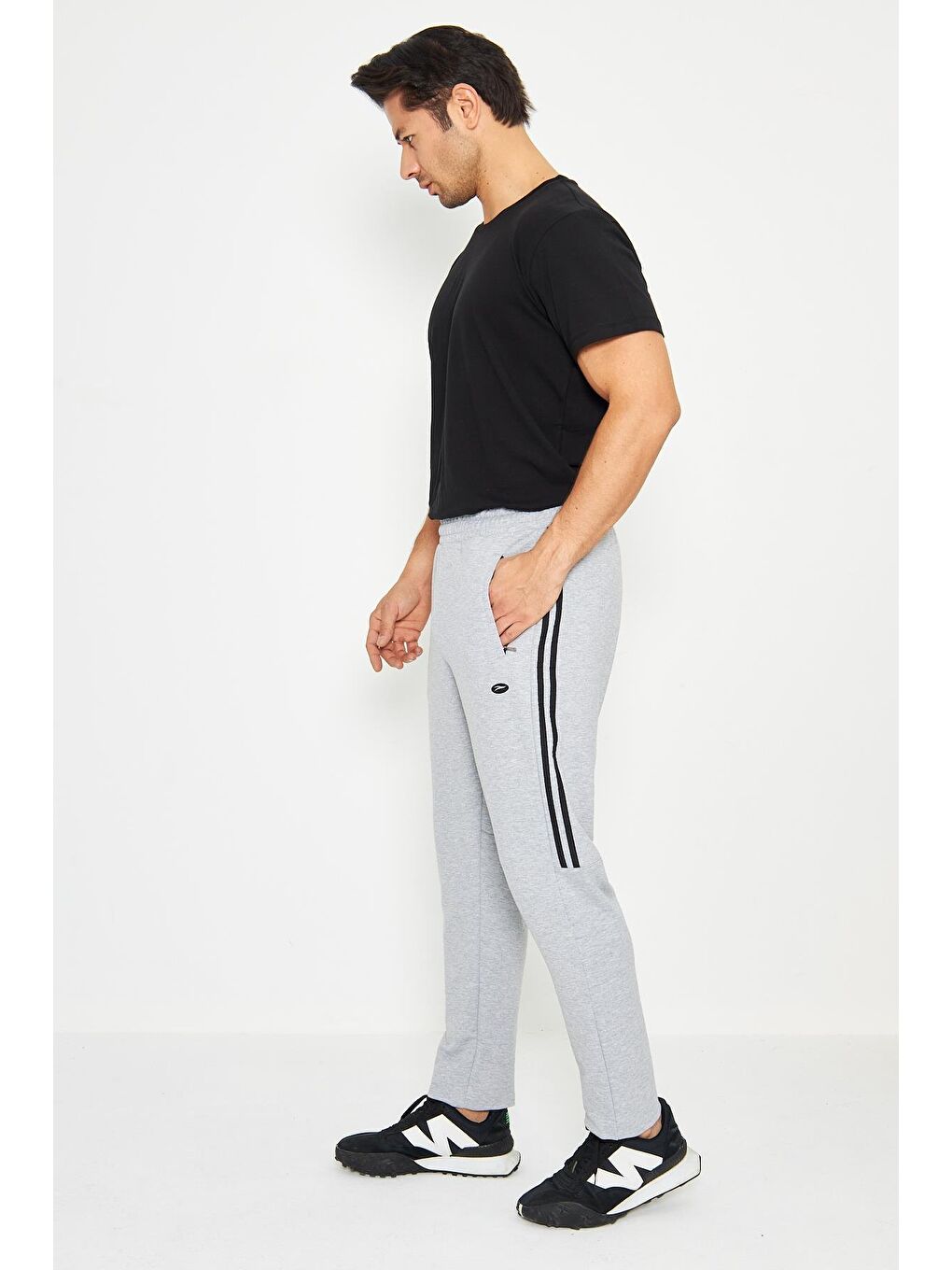 Gri Büyük Beden Erkek Eşofman Altı 201311