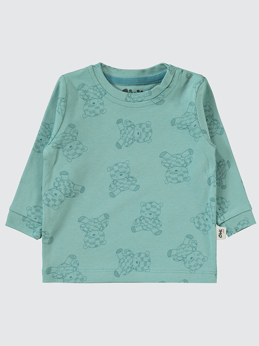 Civil Baby Erkek Bebek 2'li Sweatshirt 6-18 Ay Petrol - 2