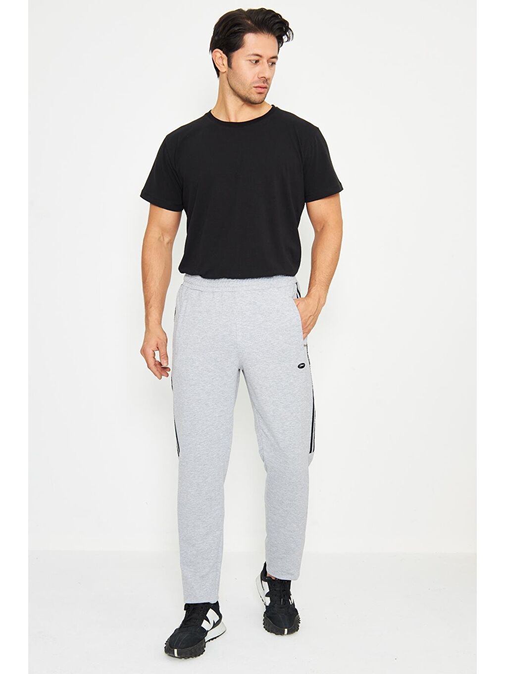 Gri Büyük Beden Erkek Eşofman Altı 201311-2