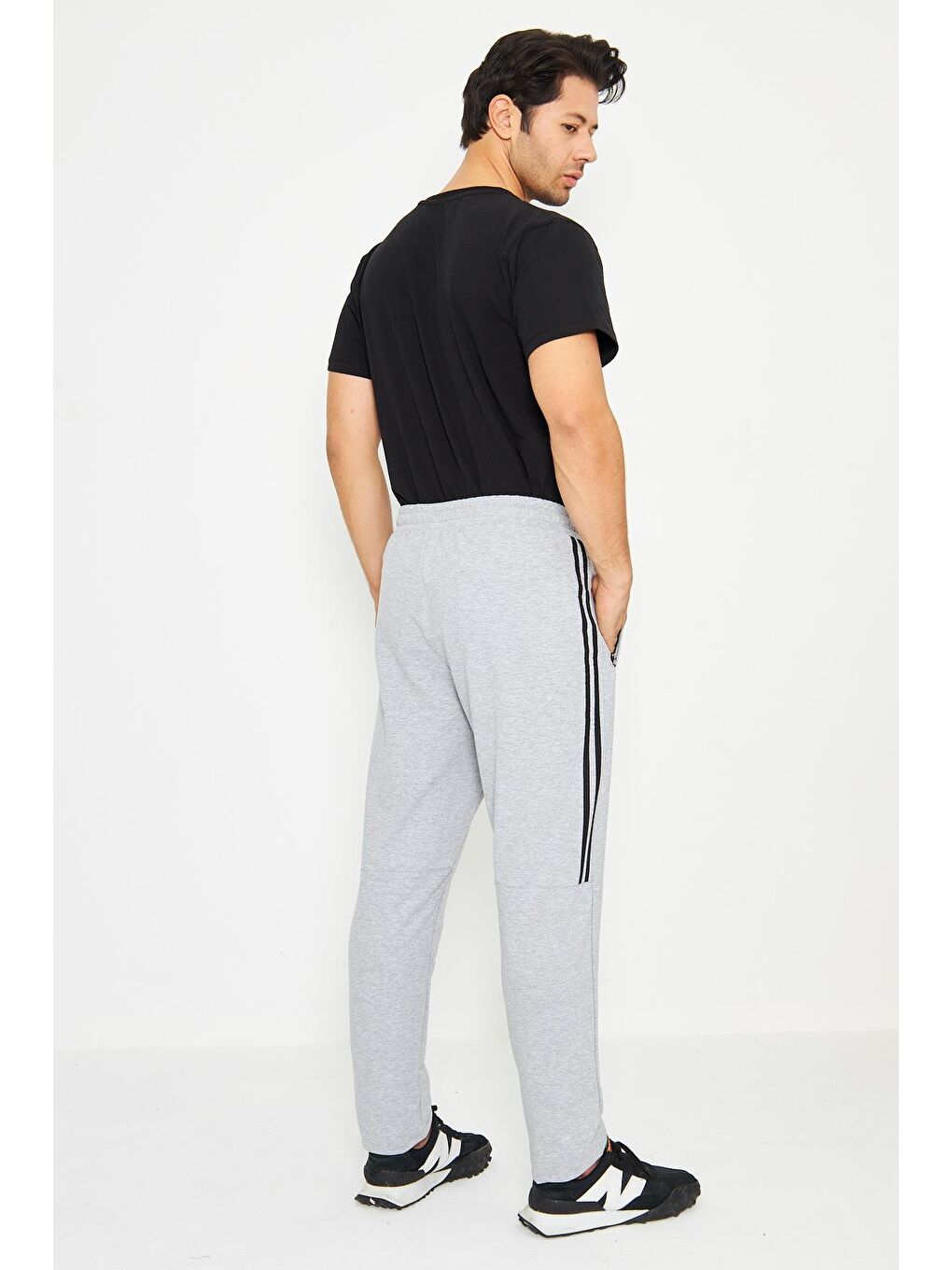 Gri Büyük Beden Erkek Eşofman Altı 201311-3