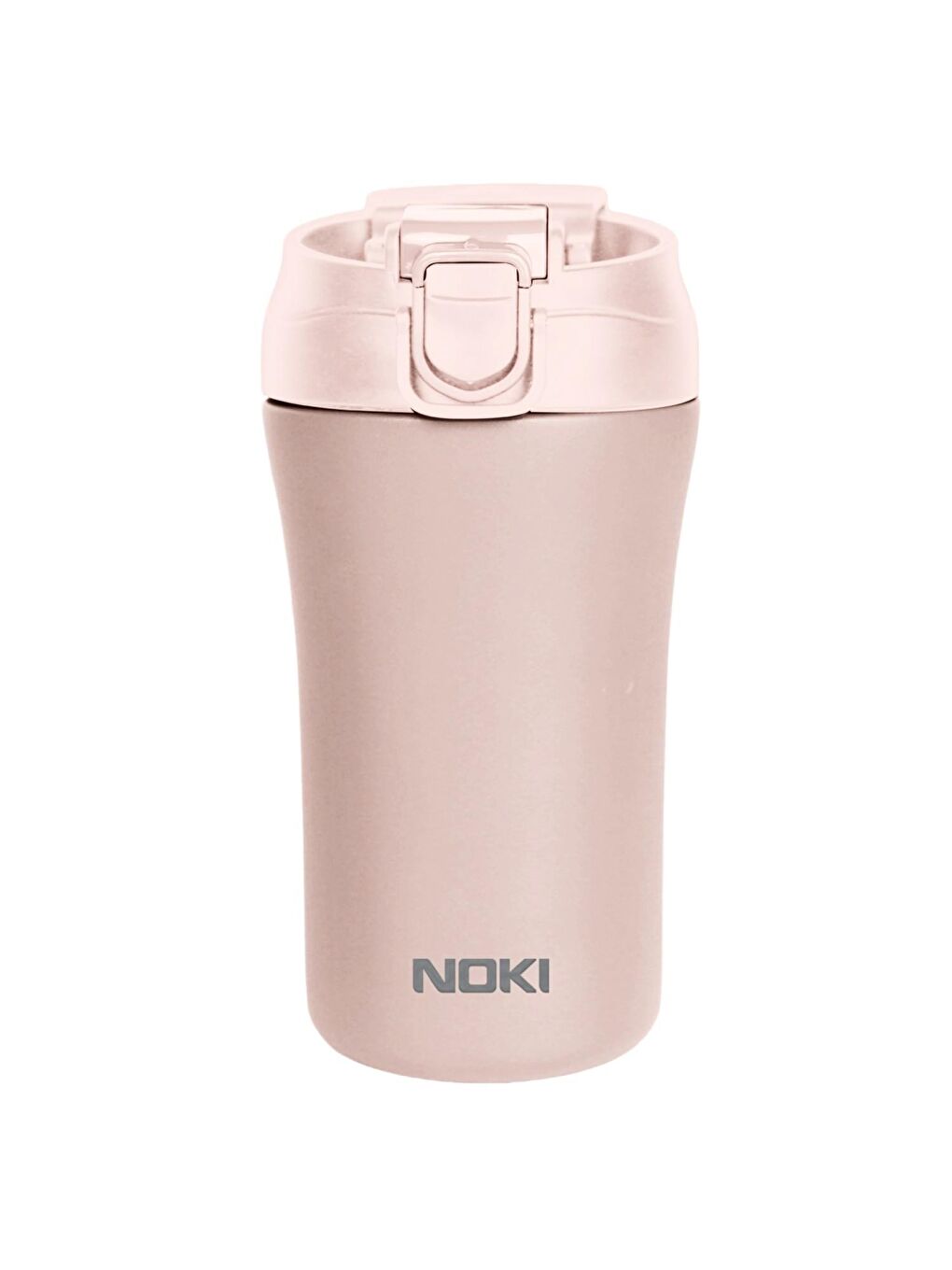 Pembe Soft Touch Çelik Termos Mug Kahve Kupası 400 ml