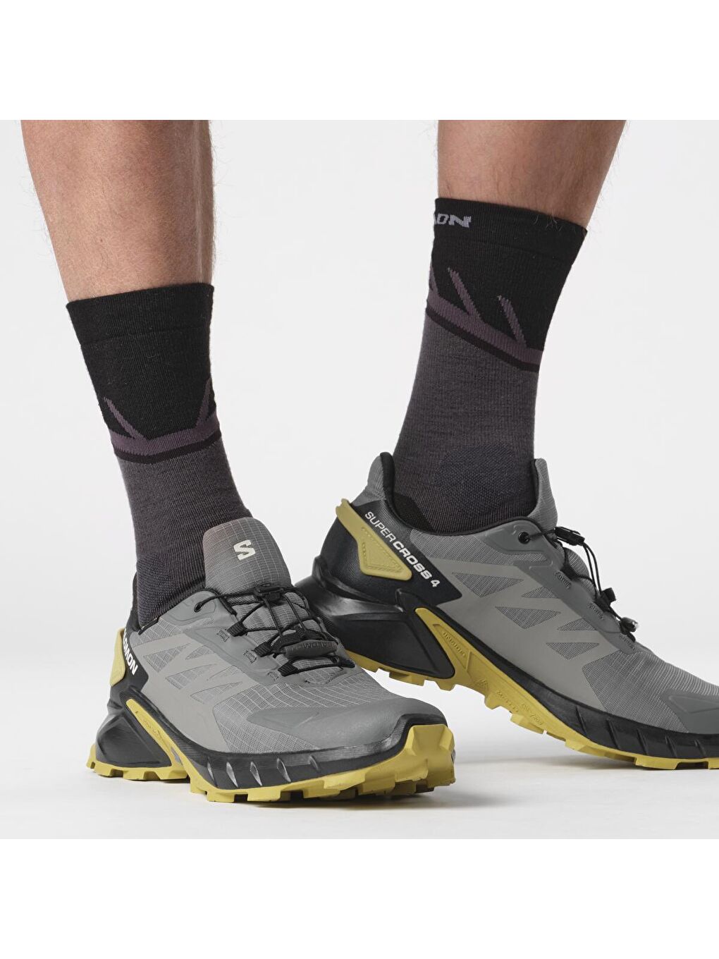 Gri Supercross 4 Goretex Erkek Koşu Ayakkabısı