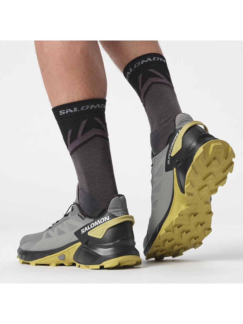 Gri Supercross 4 Goretex Erkek Koşu Ayakkabısı-1