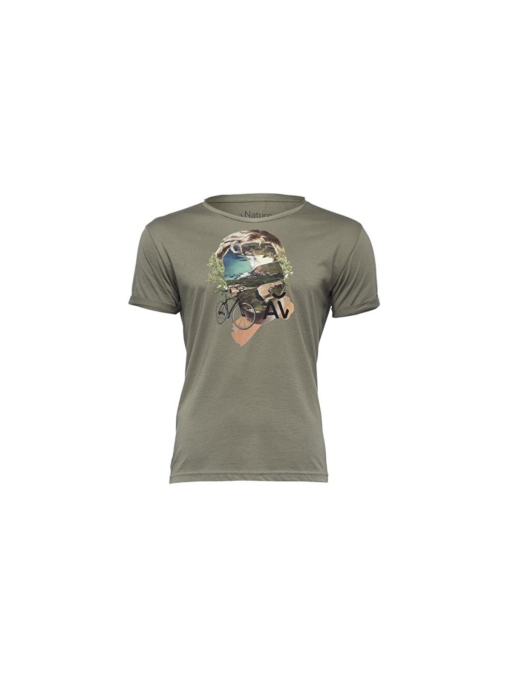 Kahverengi Nature Maceraperest Erkek T-shirt-1