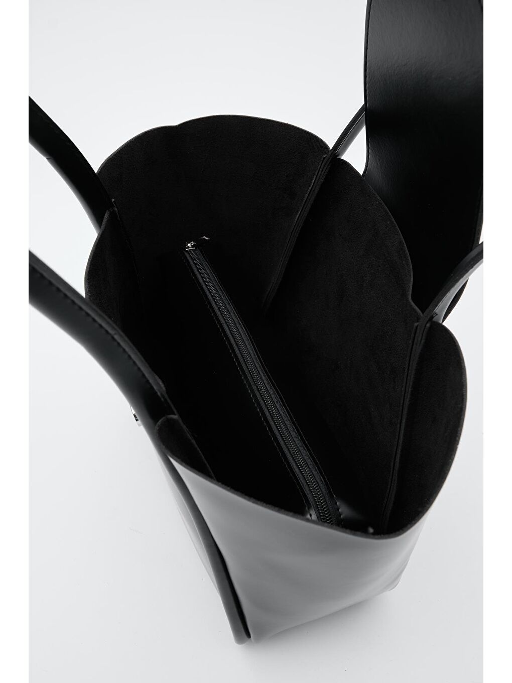 Petre Makyaj Çantalı Omuz Çantası Siyah-5