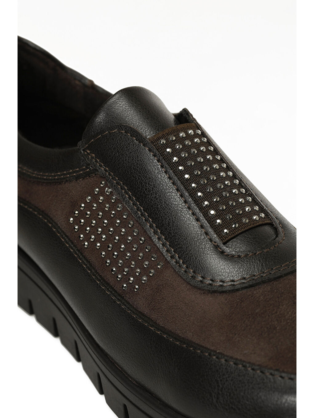 166548.Z4PR Kahverengi Kadın Düz Ayakkabı-6