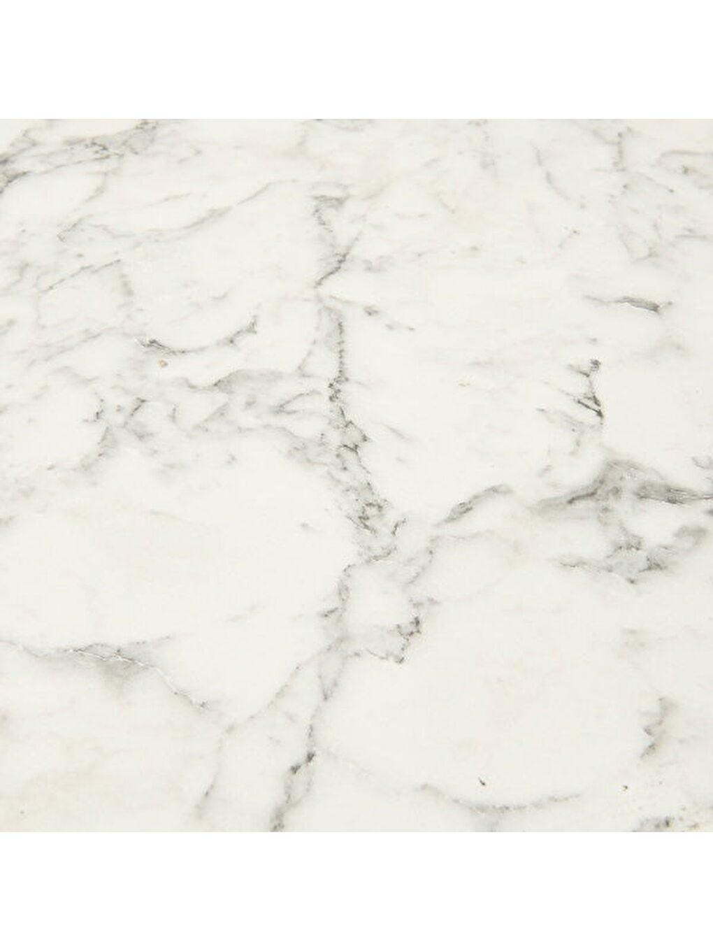 Mermer Desenli Yaprak Yan Sehpa - Gri / Siyah-2