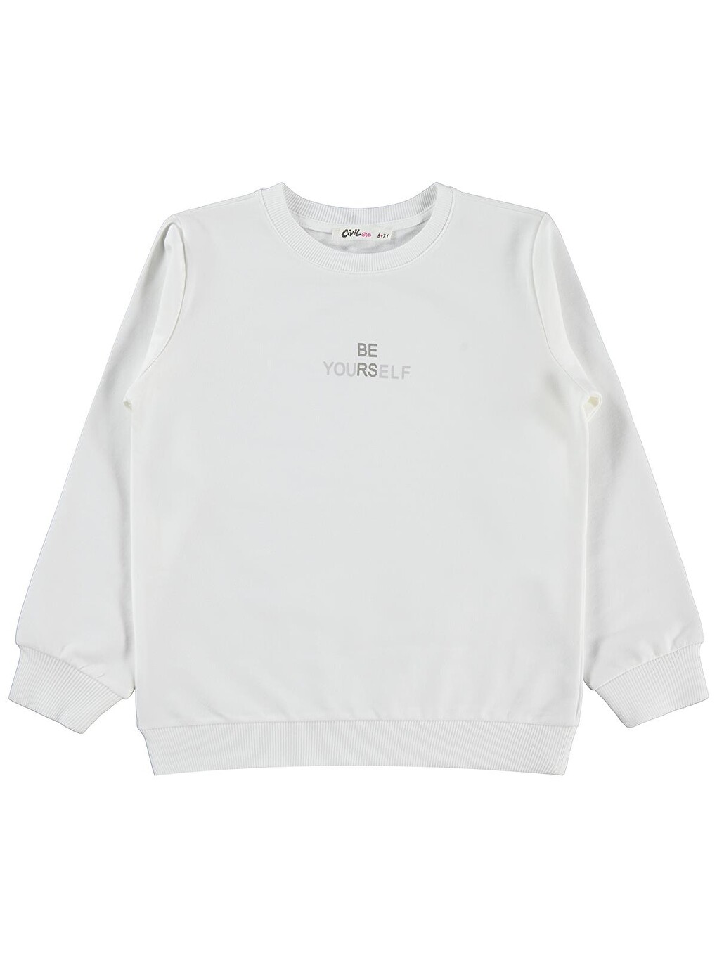 Girls 6-9 Yaş Sweatshirt - Kırık Beyaz