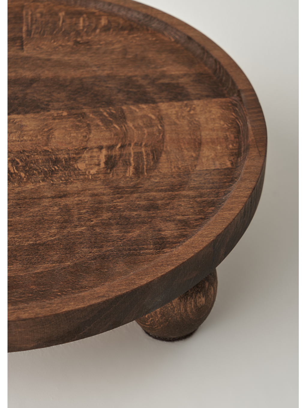 Bej Wooden 2'li Ahşap Sunum Seti Naturel-7