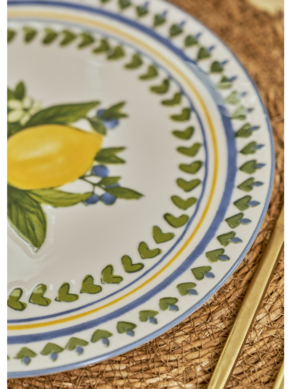 Karışık Lemoncello Porselen 48 Parça 12 Kişilik Yemek Takımı-4