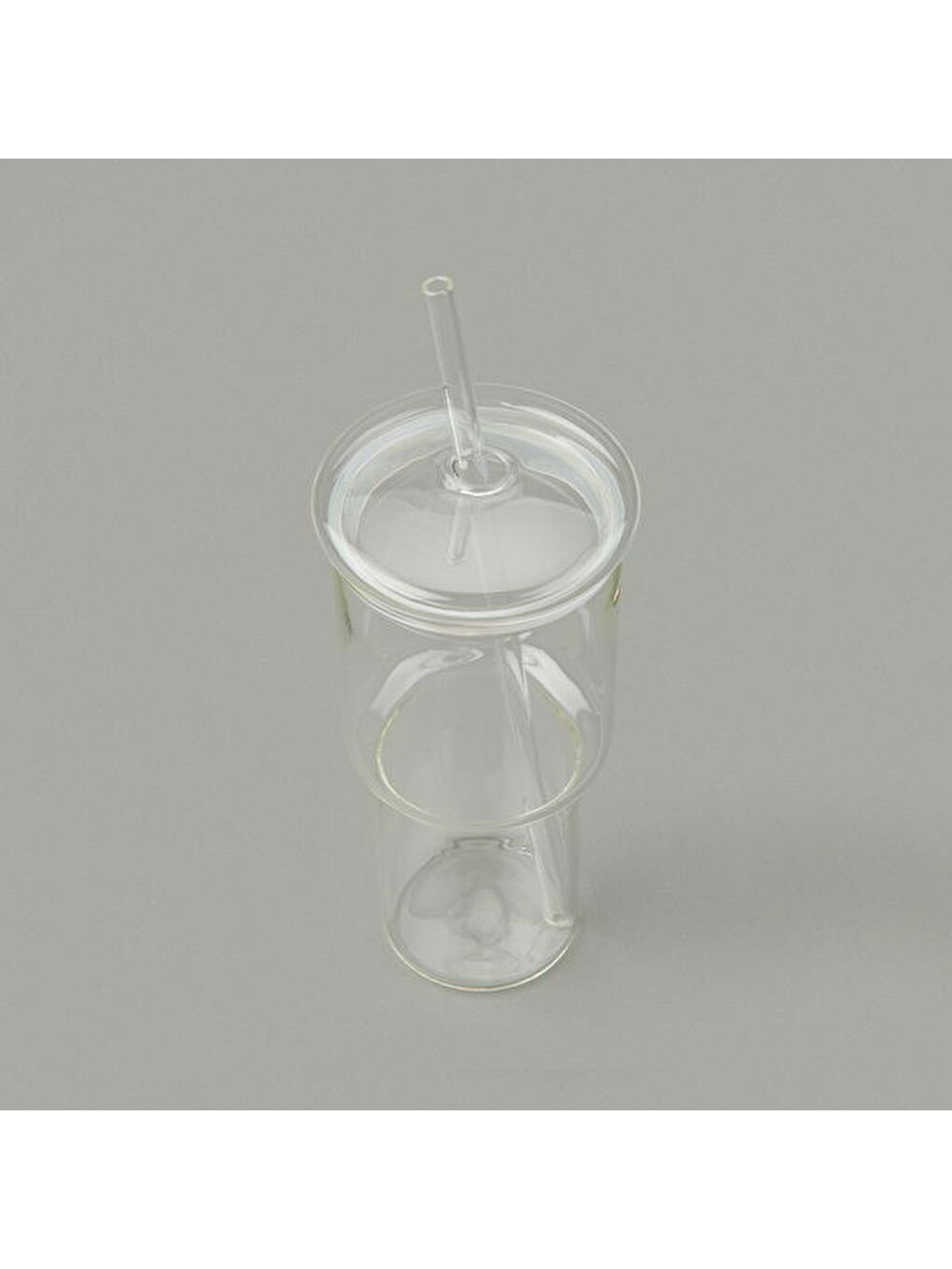 Renksiz Cam Pipetli Bardak - Şeffaf - 500 ml-2