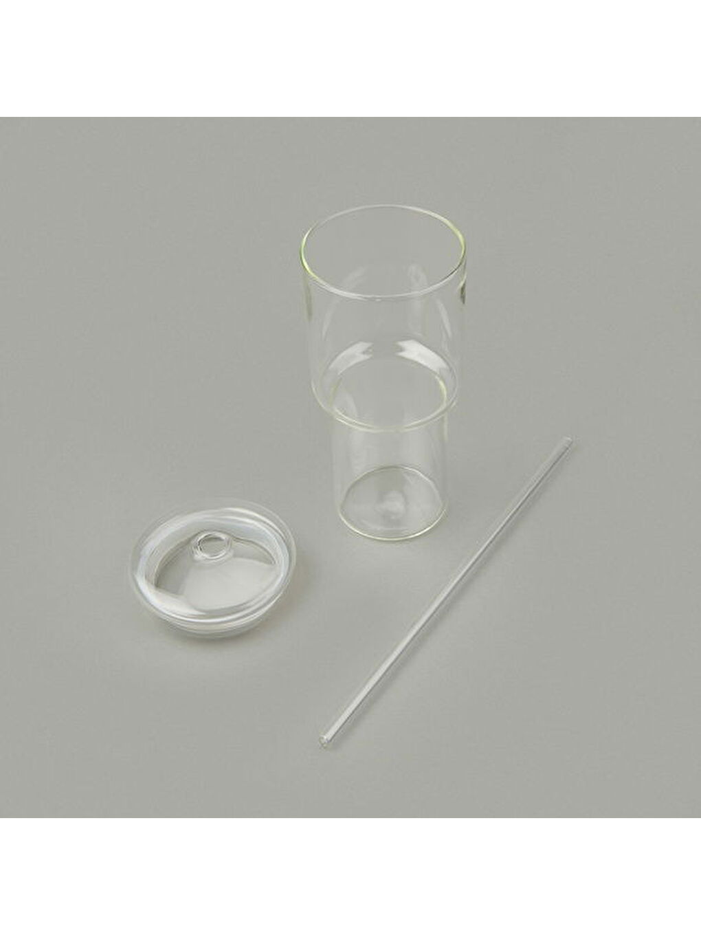 Renksiz Cam Pipetli Bardak - Şeffaf - 500 ml-4