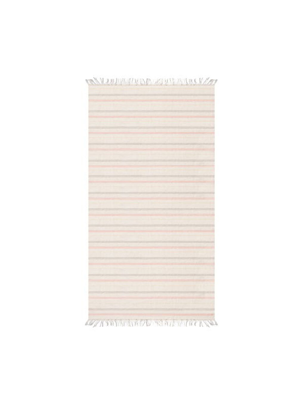 Soft Pilatus Peştamal - Bej / Kiremit - 90x160 cm