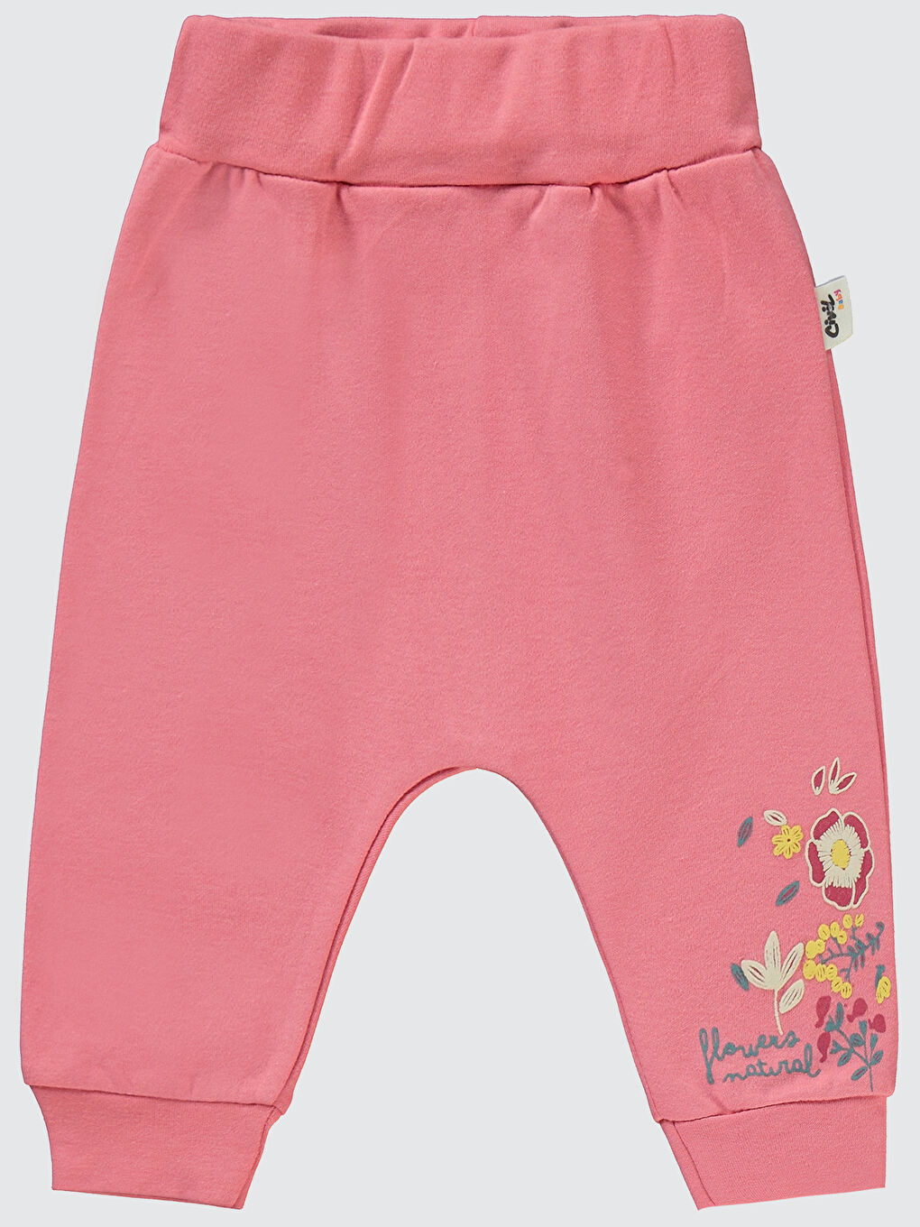 Pembe Baby Kız Bebek 2'li Patiksiz Tek Alt 6-18 Ay Gül-3