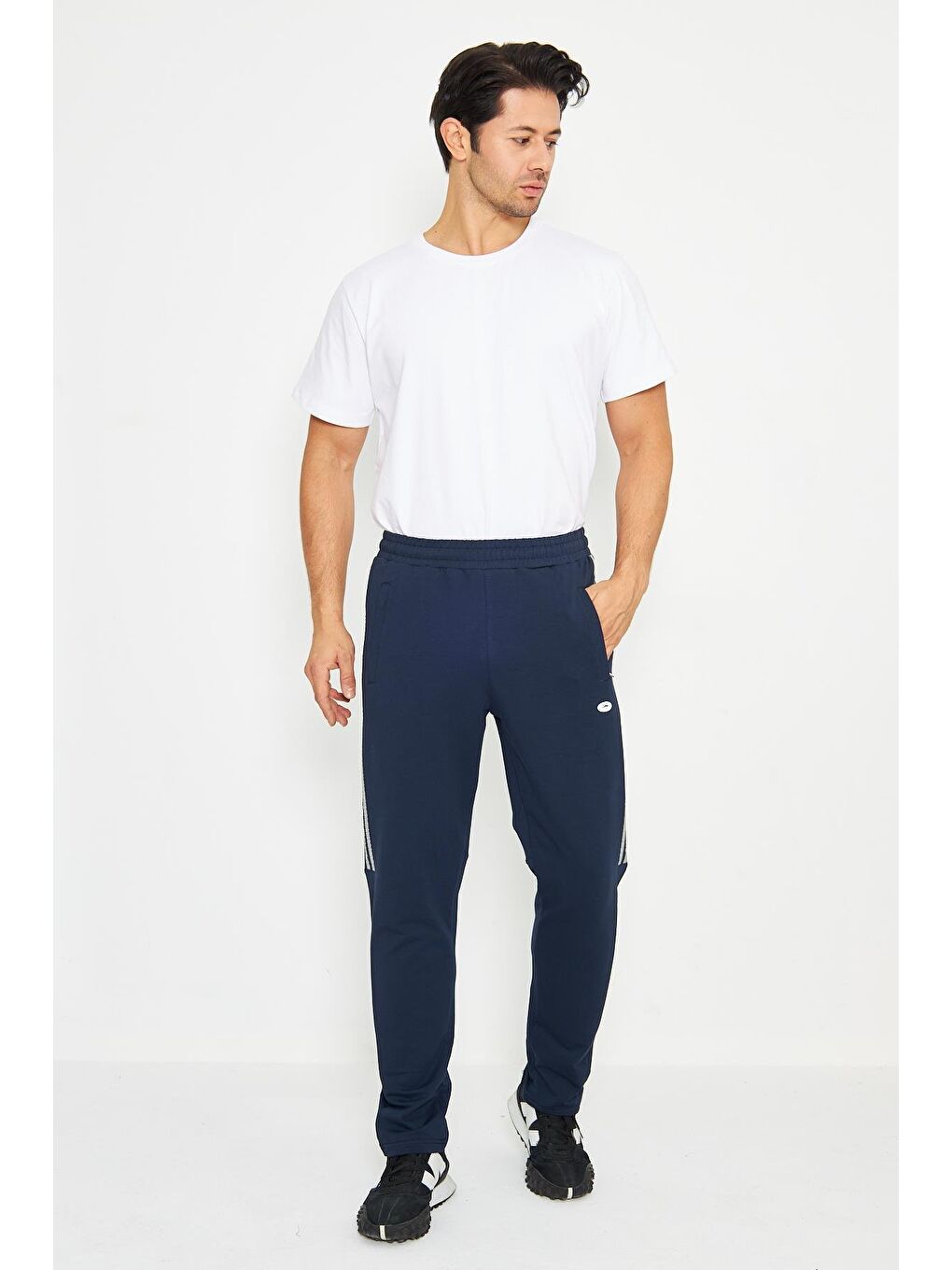 Lacivert Büyük Beden Erkek Eşofman Altı 201311-2