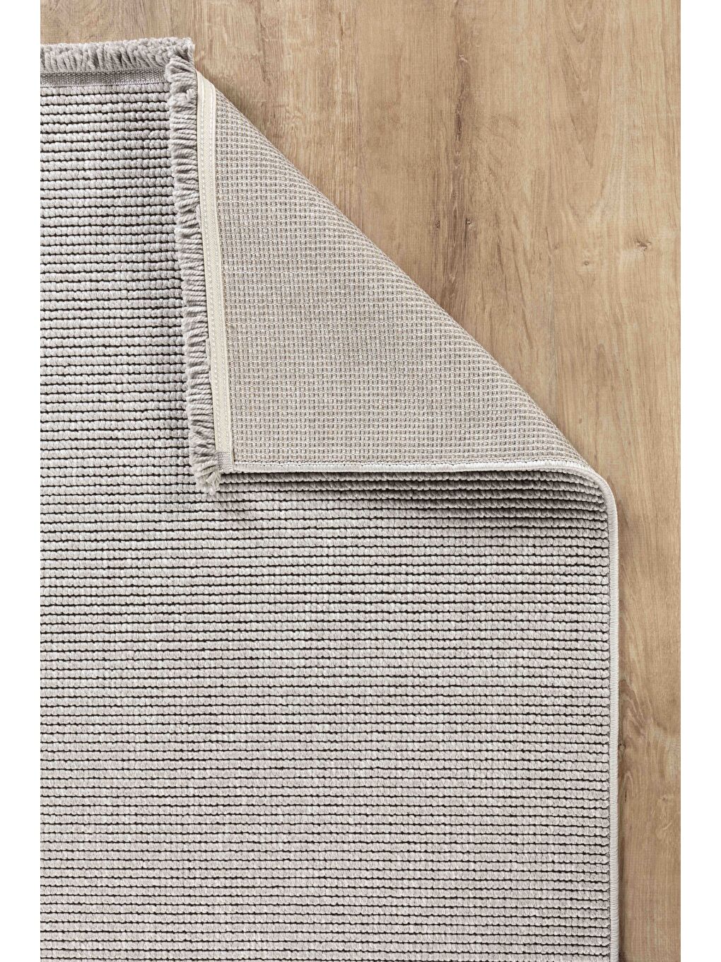 Loopy 5553 Gri Yumuşak Dokulu Bukle Modern Salon Mutfak Koridor Halısı Makine Halısı-80x150-2