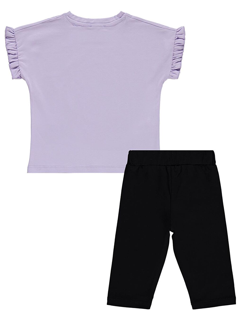 Girls Baskılı 2-5 Yaş Takım - Lila-2