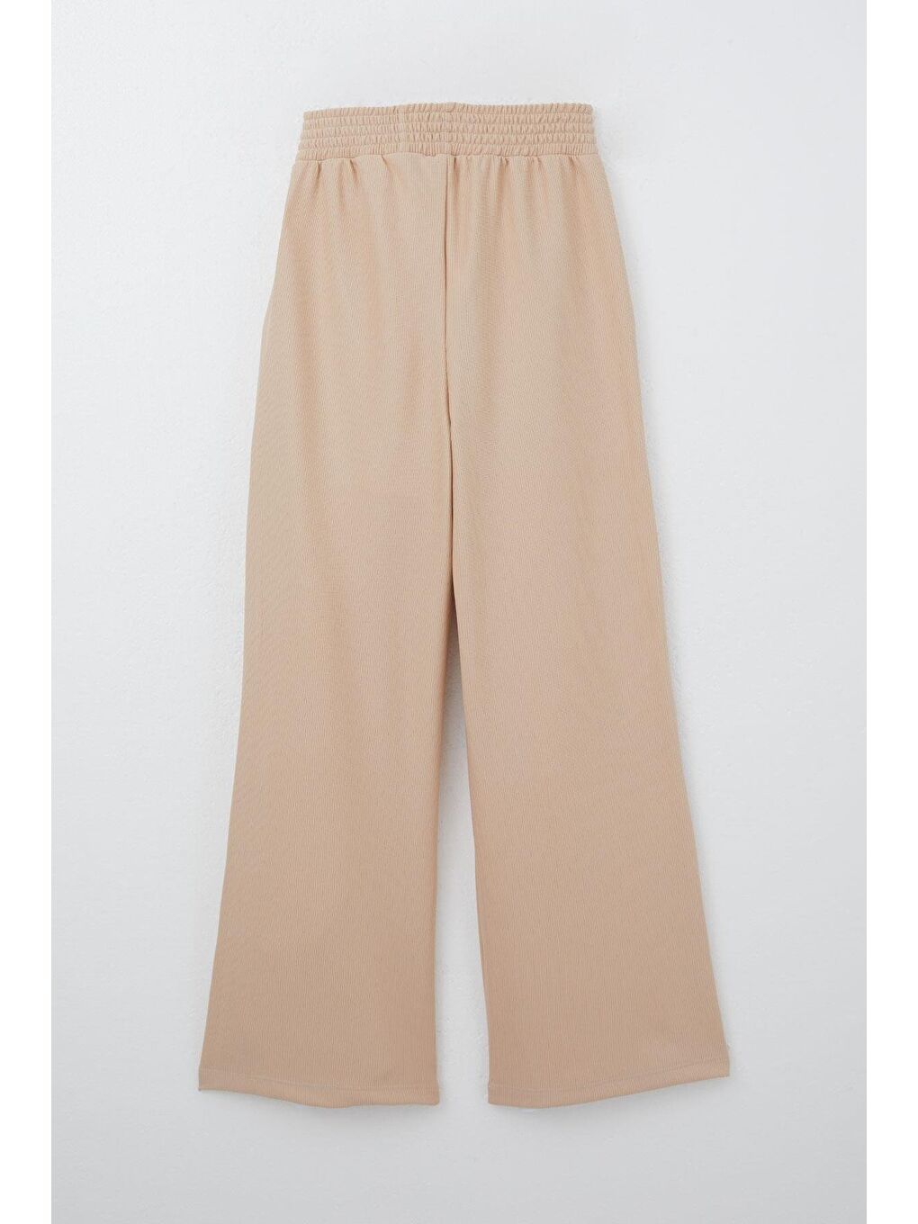 Kız Çocuk Pantolon Bel Kısmı Arma Detaylı Cepli Bej (9 Yaş)-1