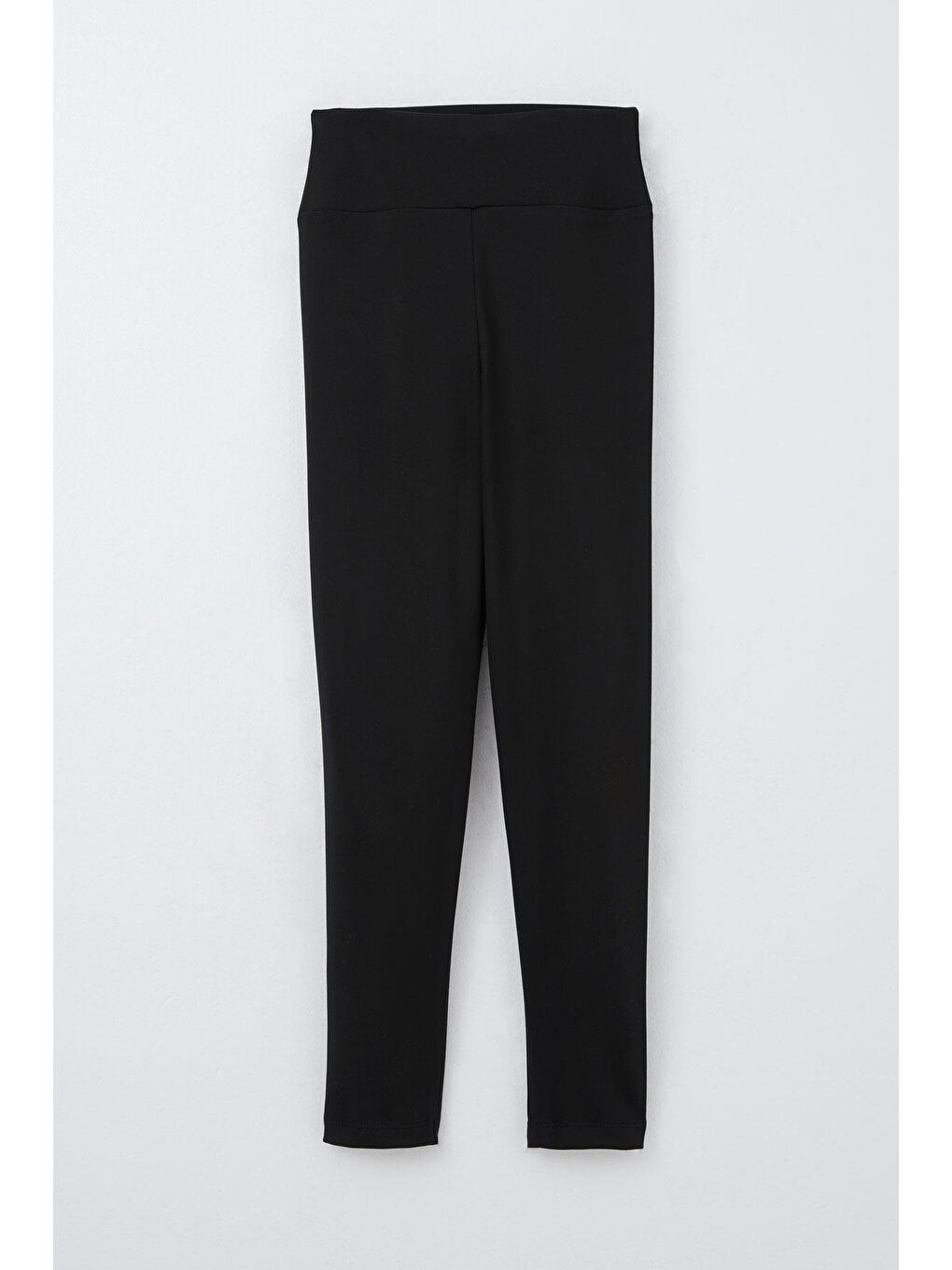 Kız Çocuk Tayt Basic Dar Paça Siyah (8-12 Yaş)