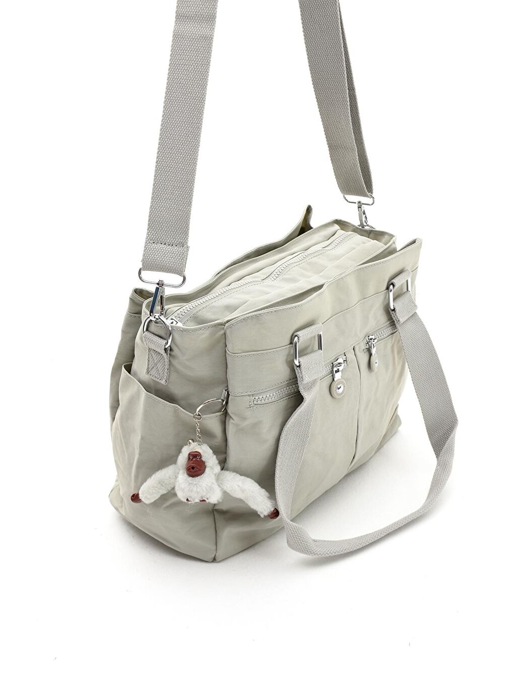 Gri Montello Çok Bölmeli Fonksiyonel Omuz ve Postacı Çantası BP-4858O-4