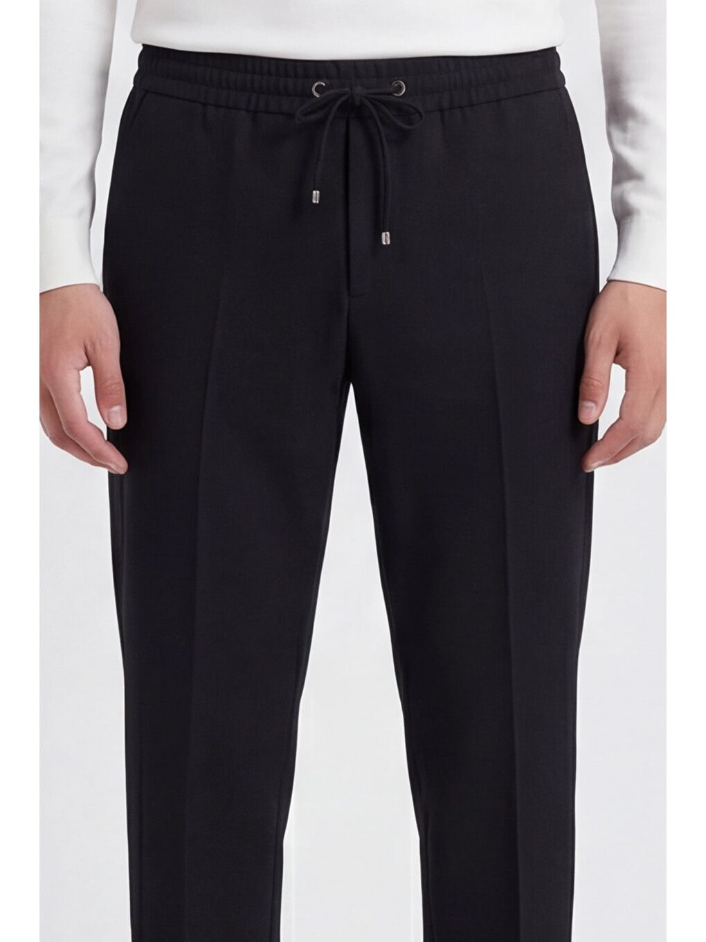 Siyah Sport Takım Elbise Pantolonu-2