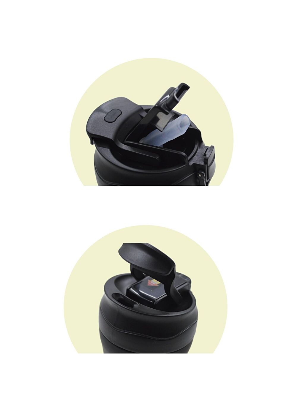 İndigo Soft Touch Çelik Termos Mug Kahve Kupası 400 ml-1