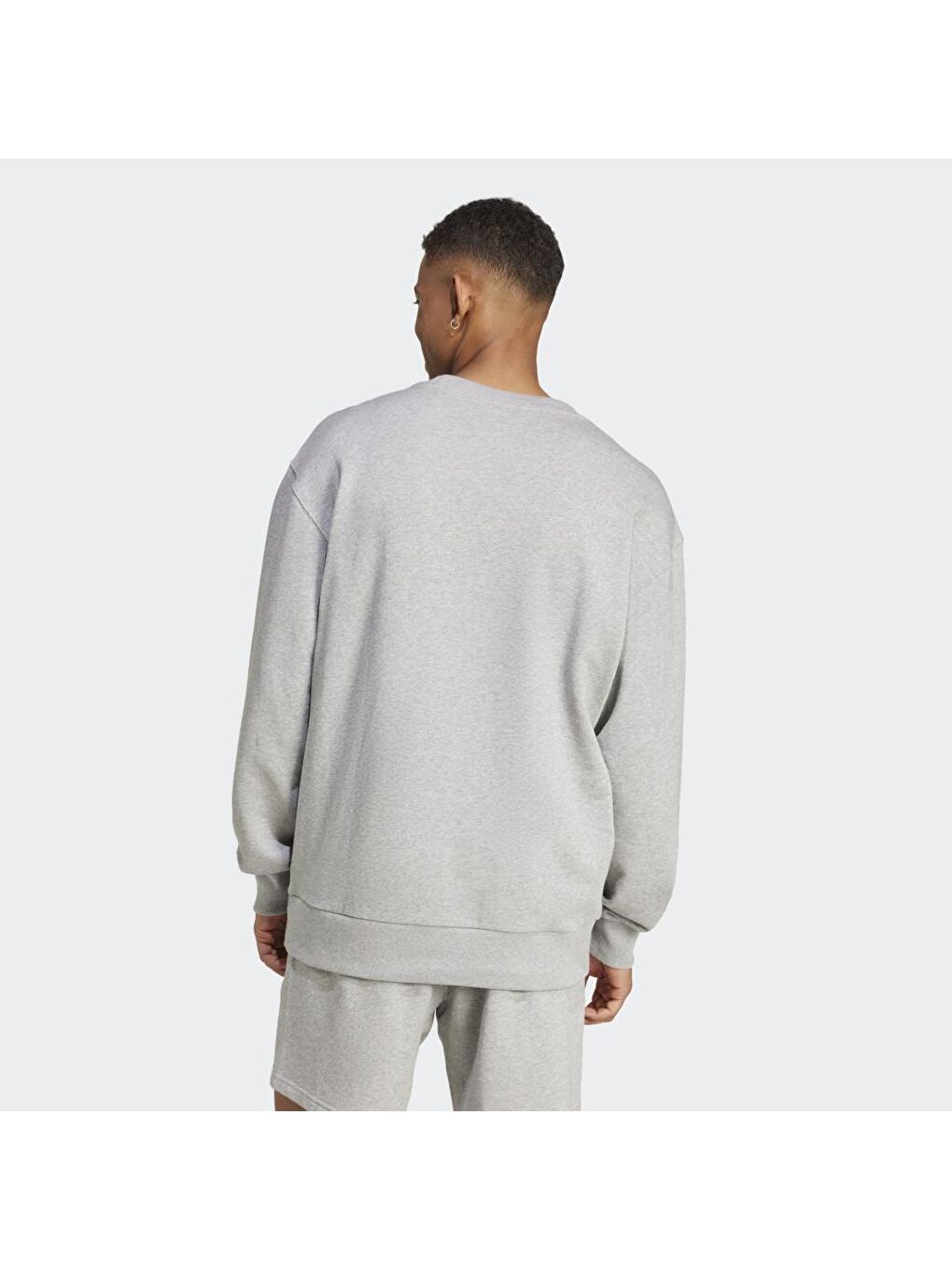 Adidas Gri A Szn Ft Crew Erkek Gri Yuvarlak Yaka Sweatshirt - 1