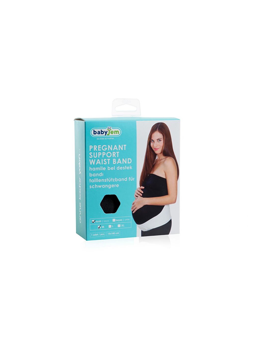 Hamile Bel Destek Bandı Siyah XL Beden-1