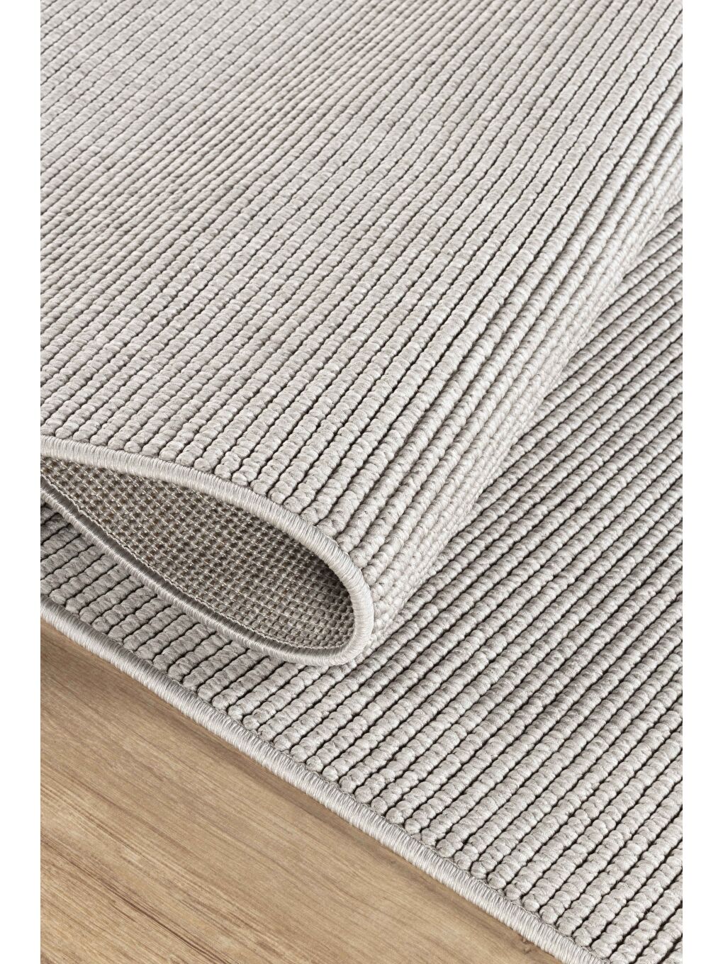 Loopy 5553 Gri Yumuşak Dokulu Bukle Modern Salon Mutfak Koridor Halısı Makine Halısı-60x100-3