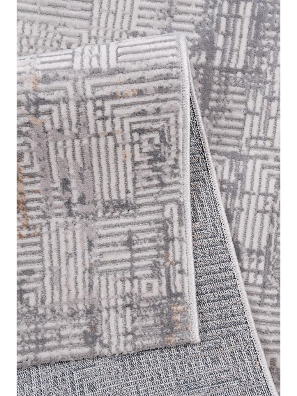 Gri Motto 4481 Modern Dokuma Halı-100x300-2