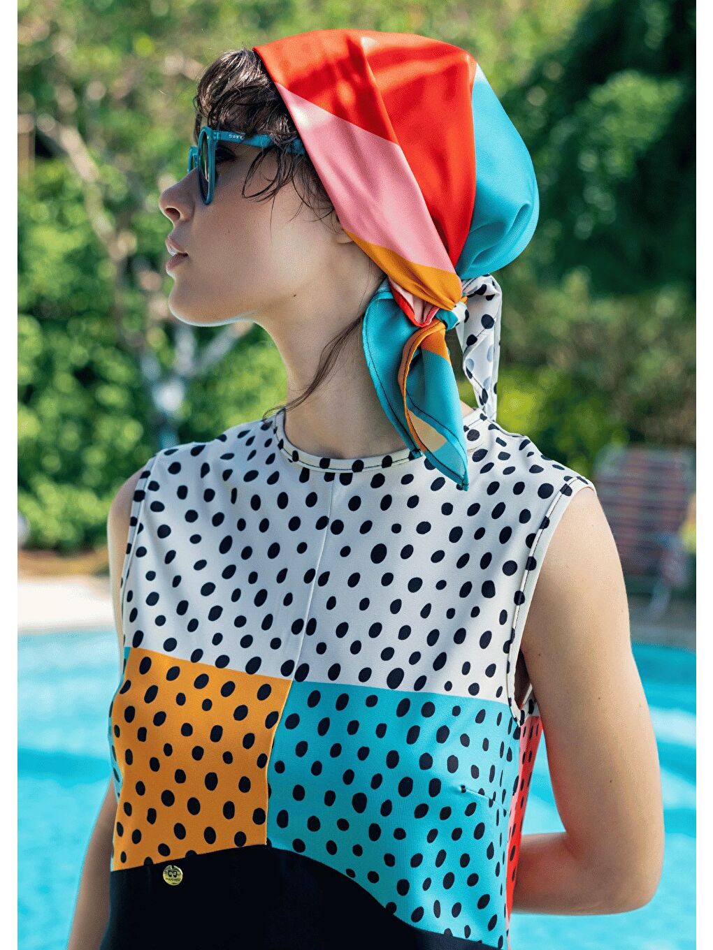 Karışık Bandana- Eşarp - Puantiye 20-1