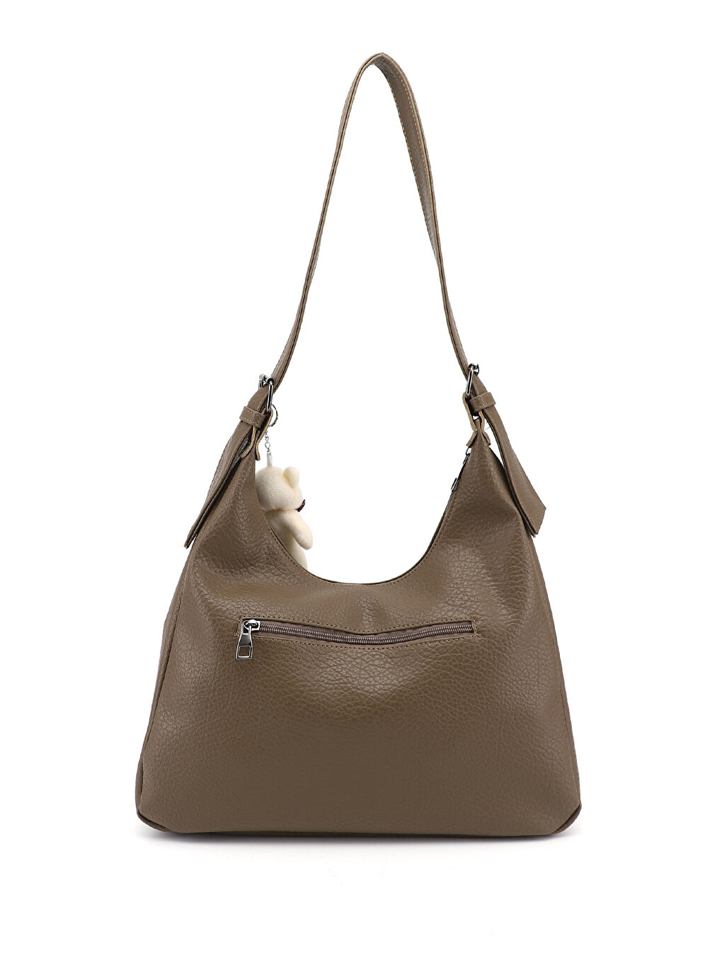 Bej Kadın BEJ-VİZON Omuz Çantası-3