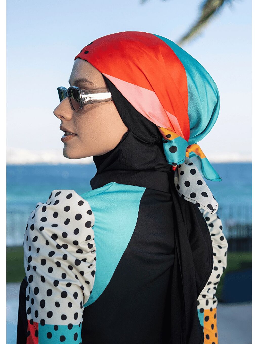 Karışık Bandana- Eşarp - Puantiye 20-3