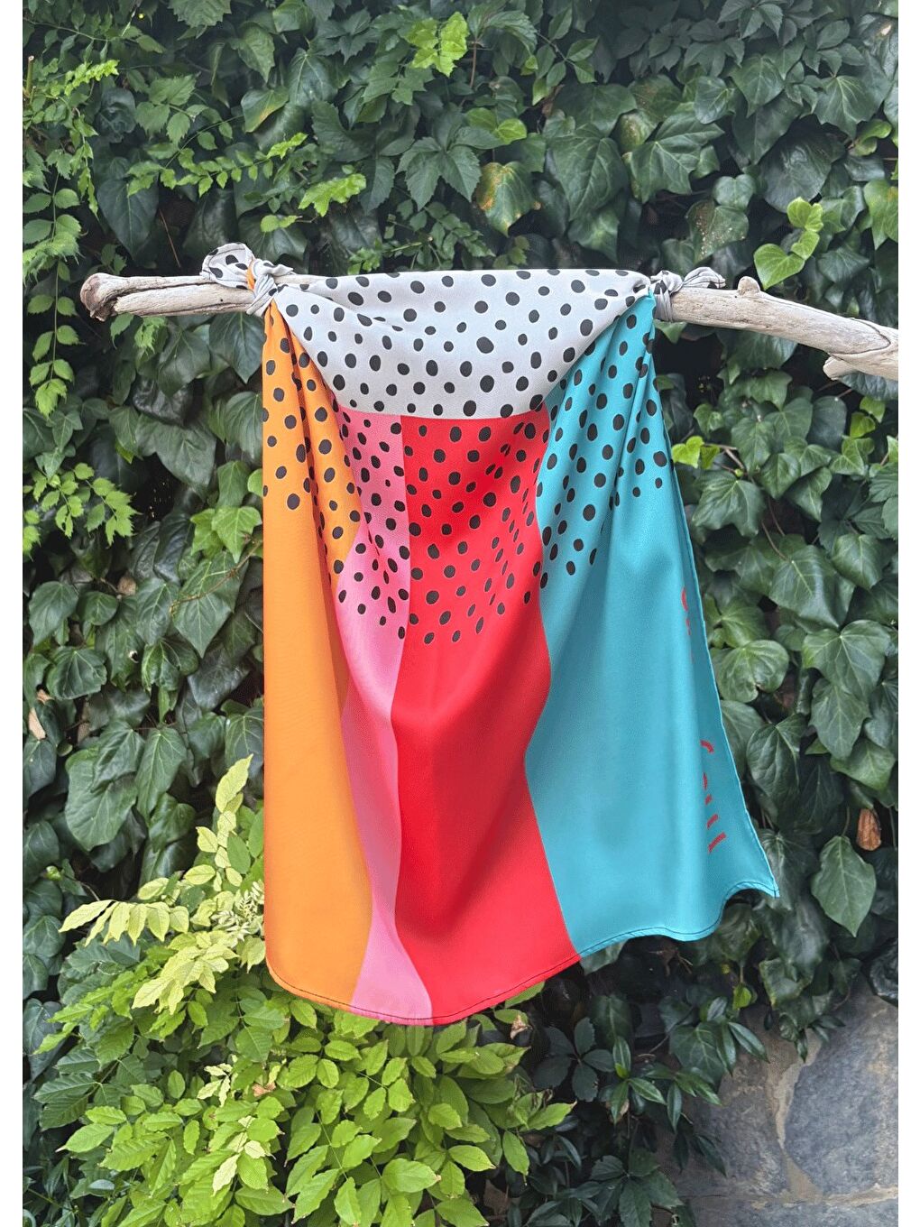 Karışık Bandana- Eşarp - Puantiye 20-4