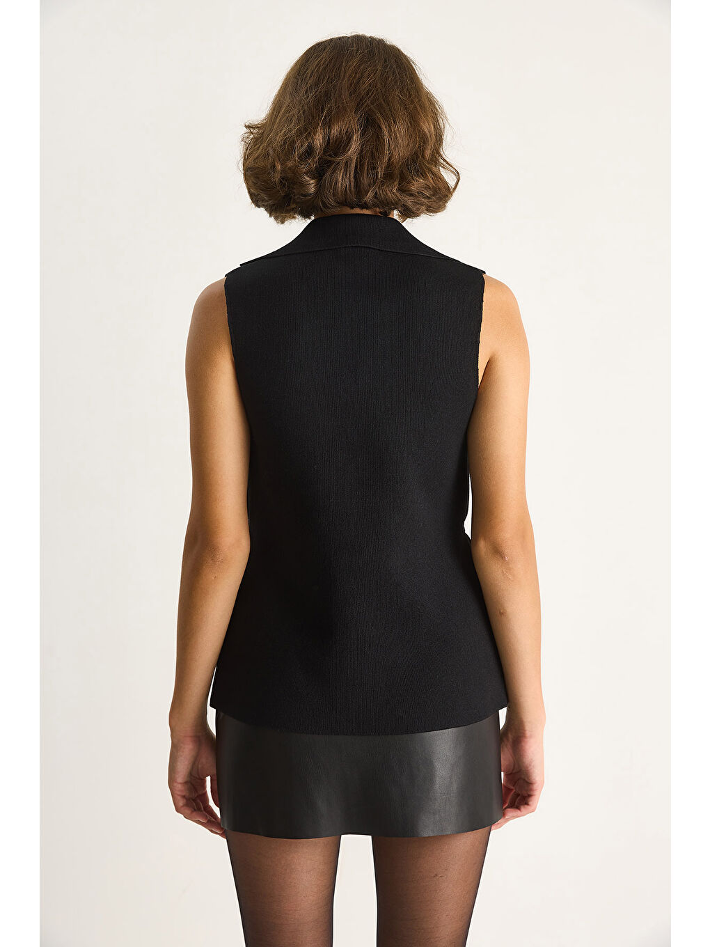 Siyah Kadın Yelek-6