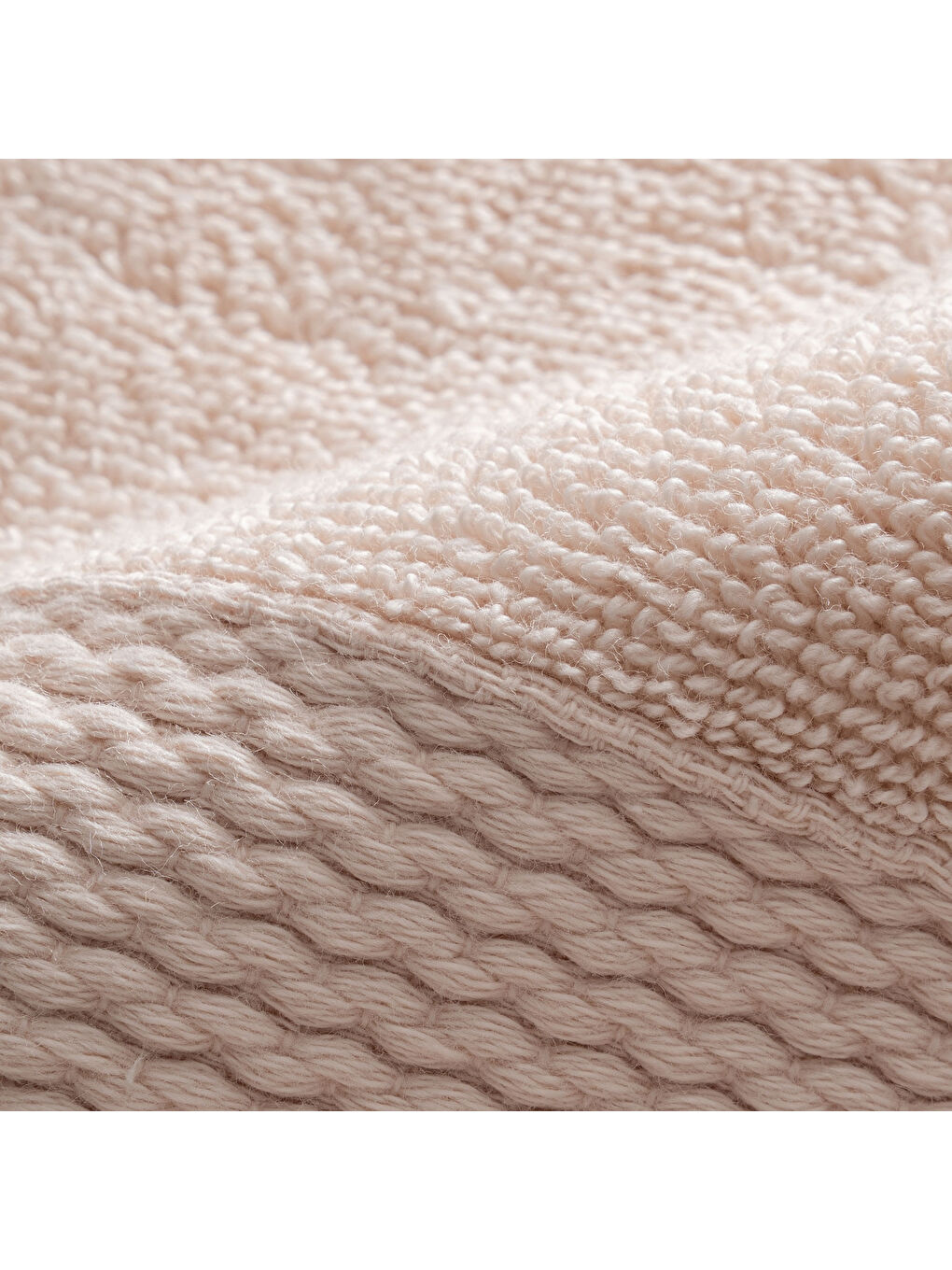 Pembe Lara 3'lü Havlu Seti %100 Pamuk Bordürlü Açık Somon-3