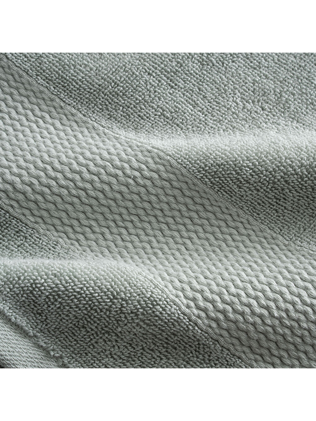 Lara 3'lü Havlu Seti %100 Pamuk Bordürlü Yeşil-2