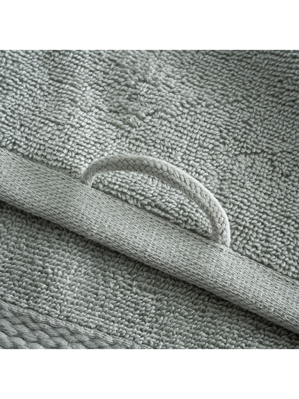 Lara 3'lü Havlu Seti %100 Pamuk Bordürlü Yeşil-4