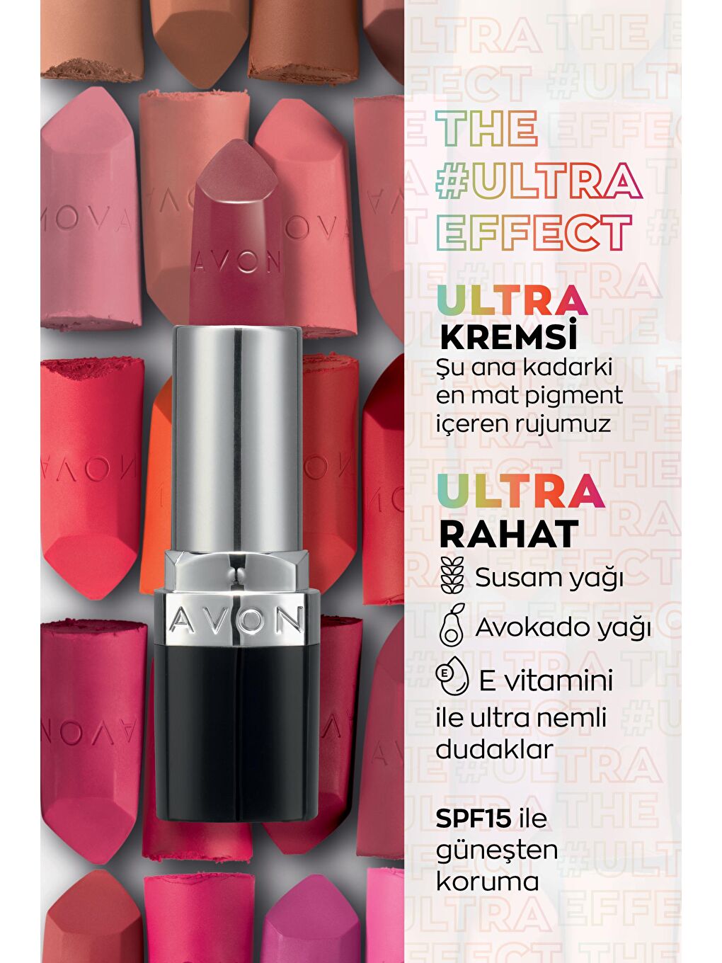 AVON Renksiz Ultra Kremsi Ruj Chic - 1