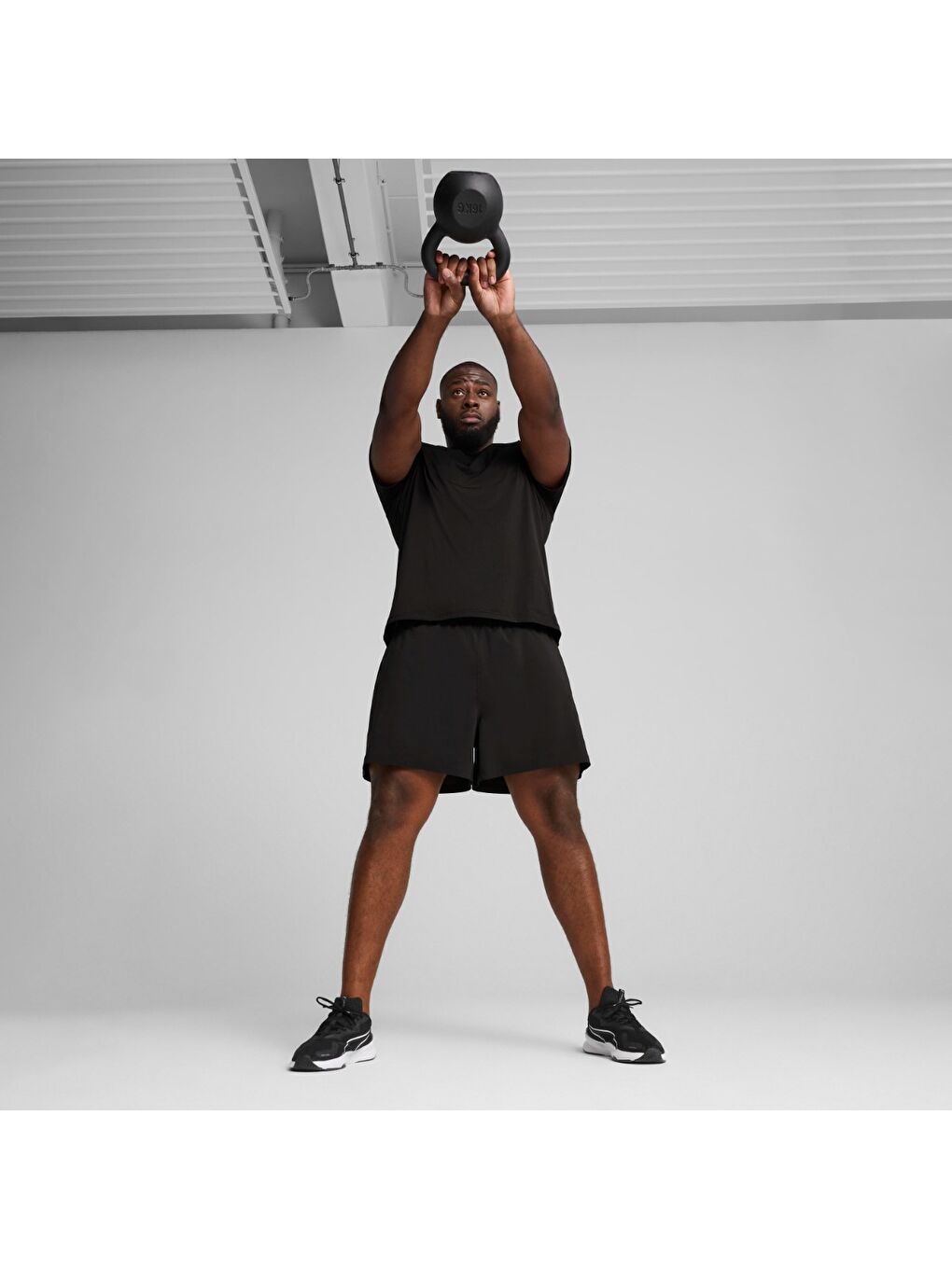 Tad Essential Solid Erkek Siyah Tişört-2