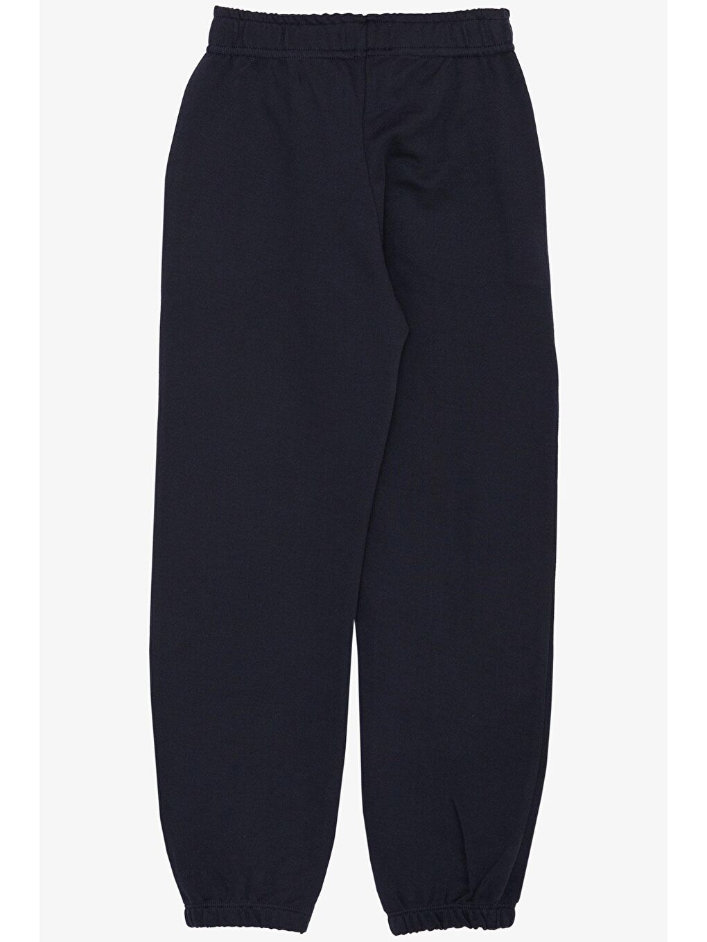 Erkek Çocuk Alt Bağcık Aksesuarlı Paçası Beli Lastikli Lacivert (4 Yaş)-1