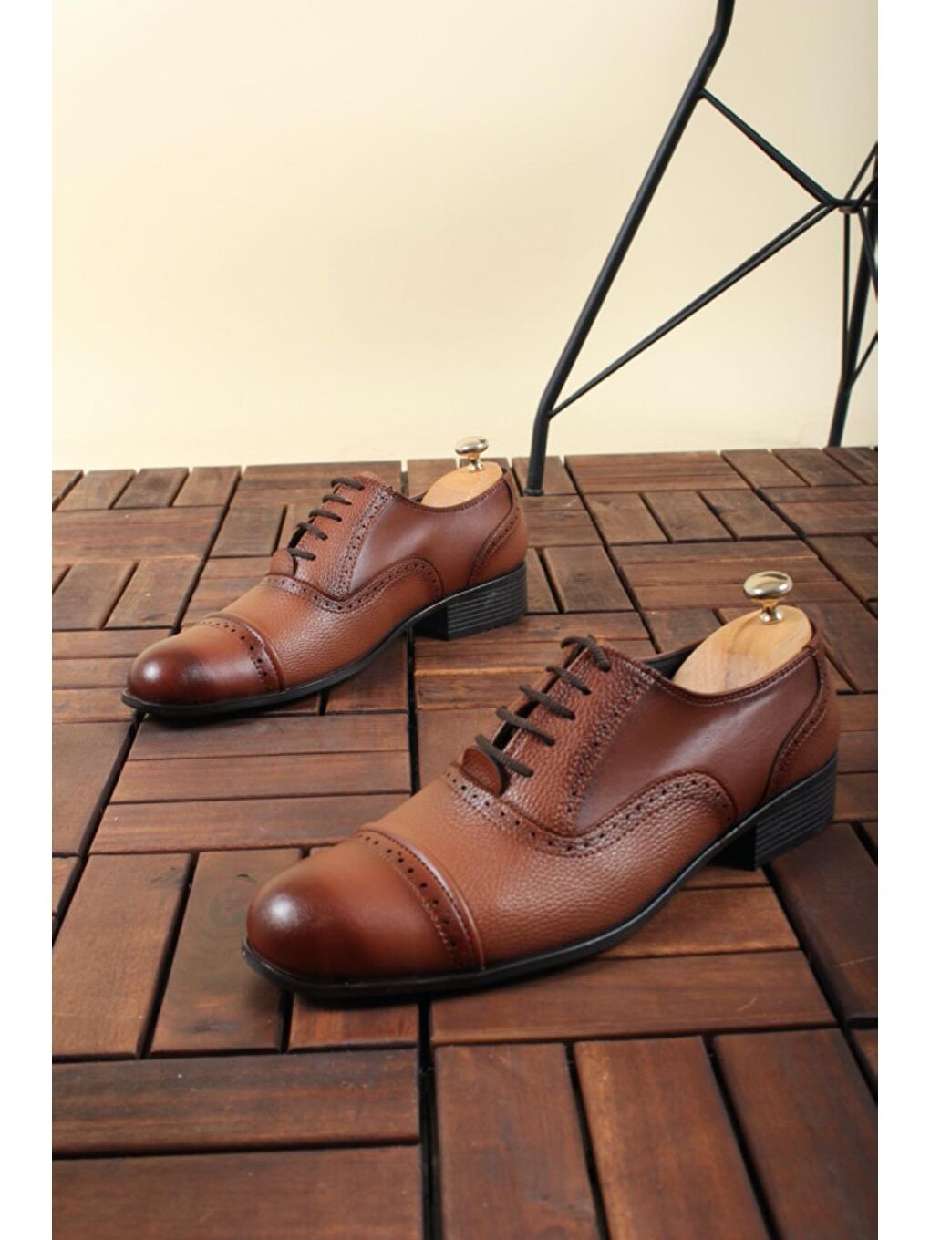 Kahverengi Gvn 017 Erkek Klasik Ayakkabı