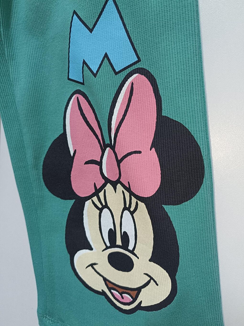 Bej Minnie Mouse Lisanslı Kız Çocuk 2'li Takım 22098-3