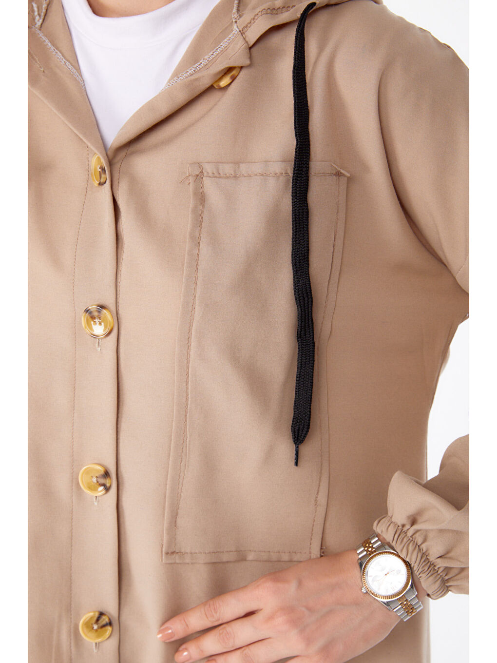 Bej Tunik Pantolon İkİli Takım Vizon - 27290-5