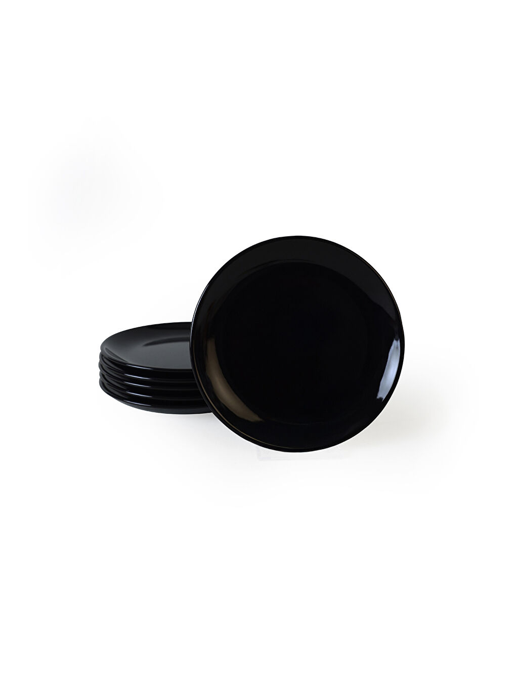 Siyah Delta Pasta Tabağı 17 Cm 6 Adet-7