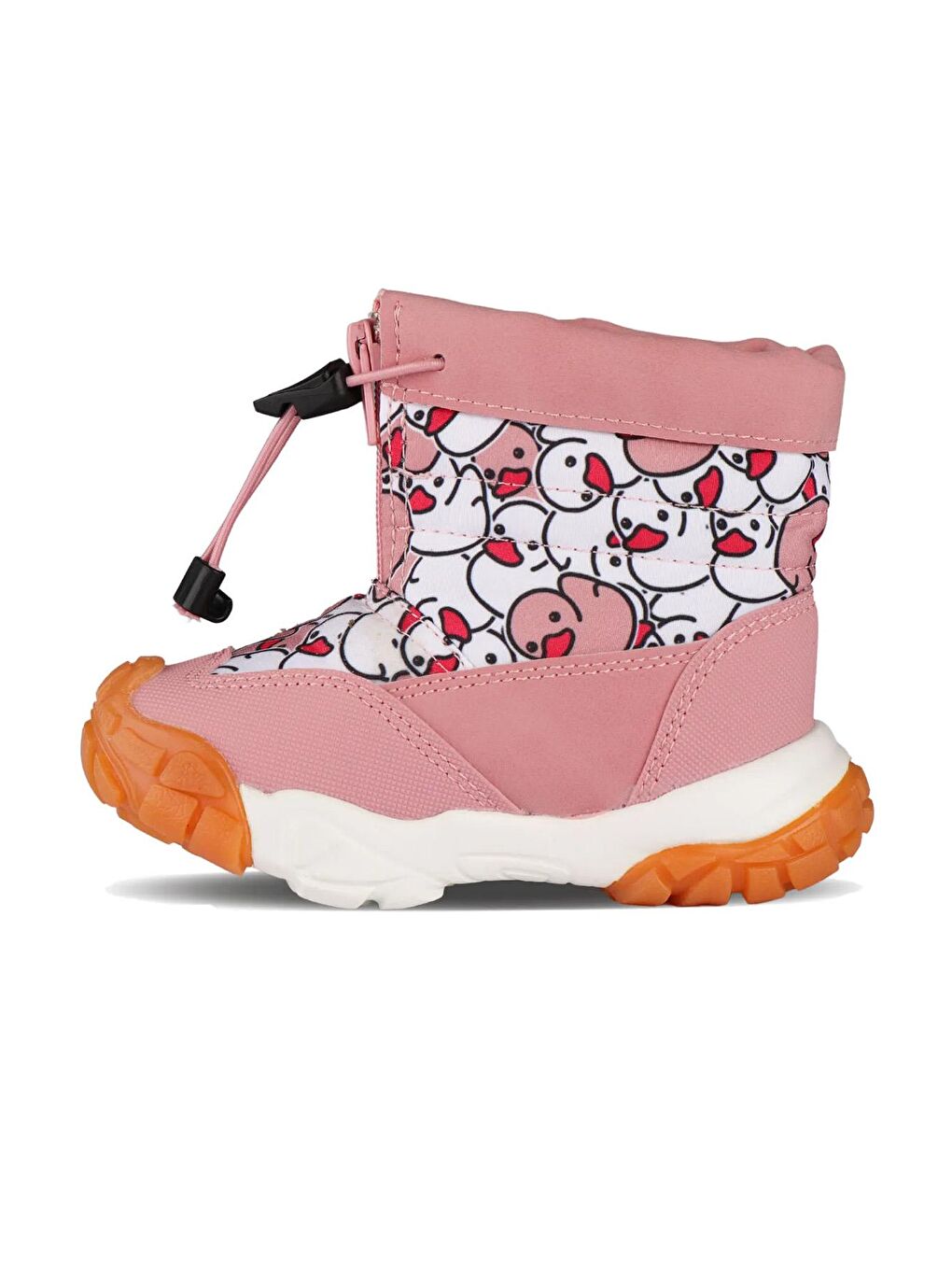 Pembe Melon Fermuarlı Günlük Kız Çocuk Kar Bot Ayakkabı 943.23K.359-1