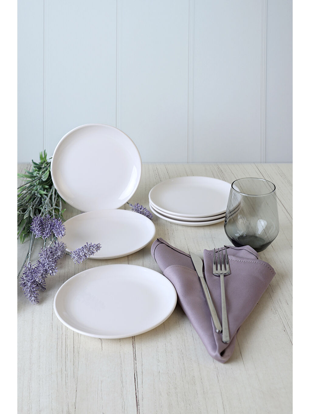 Beyaz Delta Pasta Tabağı 17 Cm 6 Adet-3